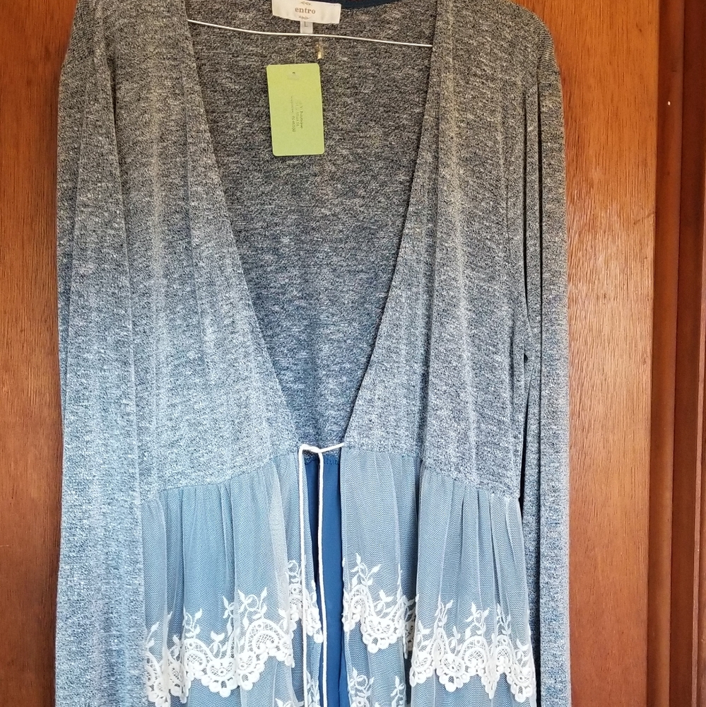 Long blouse jacket - Picture 2 of 7